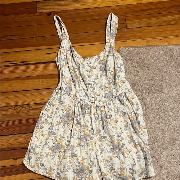 Abercrombie & Fitch Pants - Abercrombie & Fitch Floral Smocked romper